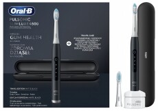BRAUN Oral-B Pulsonic Slim Luxe 4500 Matte elektromos fogkefe - fekete + útitok Szépségápolás / Egészség - Száj / fog ápolás - Elektromos fogkefe - 364389