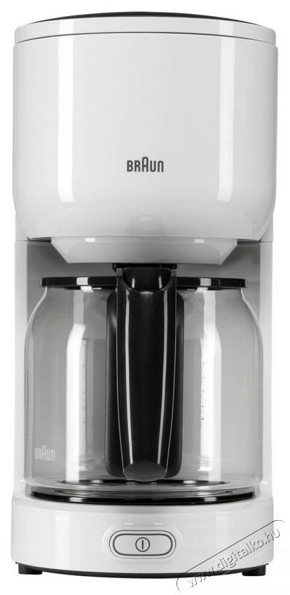 BRAUN KF3120 Filteres kávéfőző - fehér Konyhai termékek - Kávéfőző / kávéörlő / kiegészítő - Filteres kávéfőző - 353756