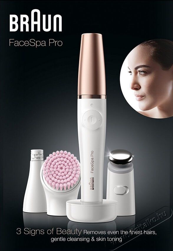 BRAUN FaceSpa Pro 912  arcepilátor + arctisztító érzékeny bőrre Szépségápolás / Egészség - Arc / bőr ápolás - Arctisztító - 337010