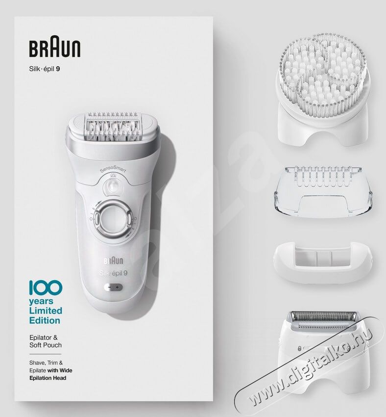 BRAUN Silk-épil 9 MBSES9 SkinSpa epilátor - design kiadás Szépségápolás / Egészség - Szőrtelenítő / borotva - Női szőrtelenítő - 364209