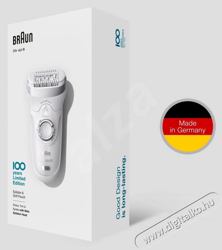 BRAUN Silk-épil 9 MBSES9 SkinSpa epilátor - design kiadás Szépségápolás / Egészség - Szőrtelenítő / borotva - Női szőrtelenítő - 364209
