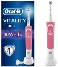 BRAUN Oral-B D100 Vitality pink 3DW fejjel elektromos fogkefe Szépségápolás / Egészség - Száj / fog ápolás - Elektromos fogkefe - 361698