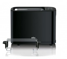 BRAUN HT3010BK kenyérpirító - fekete Konyhai termékek - Konyhai kisgép (sütés / főzés / hűtés / ételkészítés) - Kenyérpirító - 353749