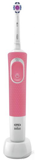 BRAUN Oral-B D100 Vitality pink 3DW fejjel elektromos fogkefe Szépségápolás / Egészség - Száj / fog ápolás - Elektromos fogkefe - 361698