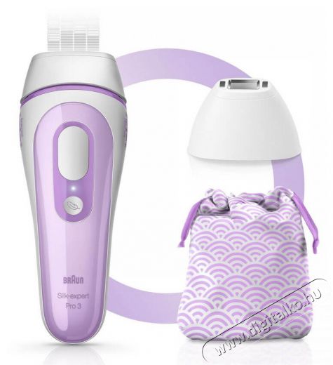 BRAUN PL3132 Silk-expert Pro 3 IPL villanófényes szőrtelenítő Szépségápolás / Egészség - Szőrtelenítő / borotva - Női szőrtelenítő - 348816