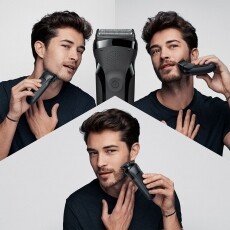 BRAUN 300BT borotva - fekete Szépségápolás / Egészség - Szőrtelenítő / borotva - Férfi borotva - 364329