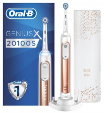 BRAUN Oral-B Genius X 20100S Sensi elektromos fogkefe - rózsaarany Szépségápolás / Egészség - Száj / fog ápolás - Elektromos fogkefe - 366483