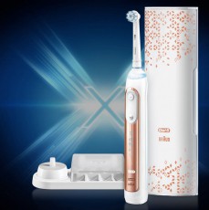 BRAUN Oral-B Genius X 20100S Sensi elektromos fogkefe - rózsaarany Szépségápolás / Egészség - Száj / fog ápolás - Elektromos fogkefe - 366483