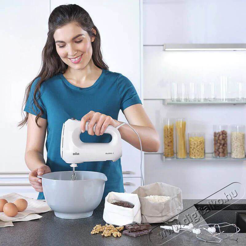 BRAUN HM1010.WH K&eacute;zi mixer - feh&eacute;r Konyhai term&eacute;kek - Konyhai kisg&eacute;p (elők&eacute;sz&iacute;t&eacute;s / feldolgoz&aacute;s) - K&eacute;zi mixer - 371947