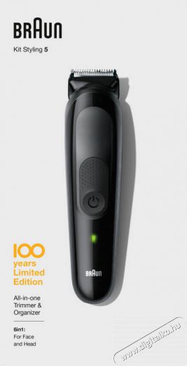 BRAUN MBMGK 5 Multifunkciós testszőrzet ápoló Szépségápolás / Egészség - Hajápolás - Haj / szakáll vágó, nyíró - 371953