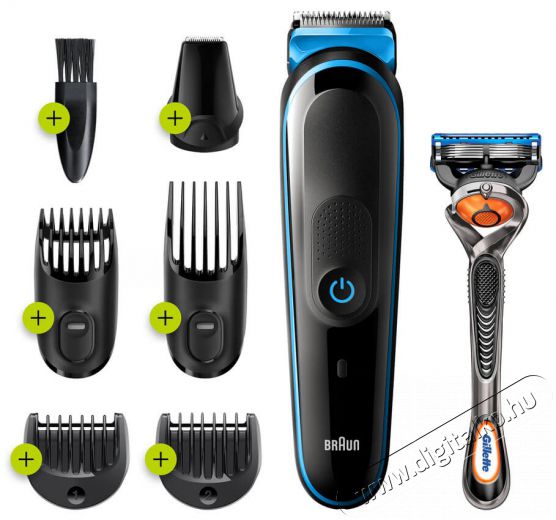 BRAUN MGK 5245 Multifunkci&oacute;s testszőrzet &aacute;pol&oacute; Sz&eacute;ps&eacute;g&aacute;pol&aacute;s / Eg&eacute;szs&eacute;g - Szőrtelen&iacute;tő / borotva - Arc- &eacute;s testszőrzet v&aacute;g&oacute;, form&aacute;z&oacute; - 371957