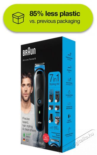 BRAUN MGK 5245 Multifunkci&oacute;s testszőrzet &aacute;pol&oacute; Sz&eacute;ps&eacute;g&aacute;pol&aacute;s / Eg&eacute;szs&eacute;g - Szőrtelen&iacute;tő / borotva - Arc- &eacute;s testszőrzet v&aacute;g&oacute;, form&aacute;z&oacute; - 371957
