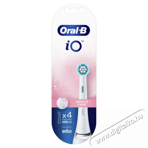 BRAUN Oral-B iO Sensitive elektromos fogkefefej 4 db - fehér Szépségápolás / Egészség - Száj / fog ápolás - Kiegészítő - 372254