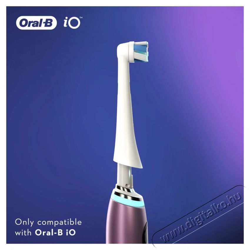 BRAUN Oral-B iO Ultimate Clean elektromos fogkefefej 4 db - fehér Szépségápolás / Egészség - Száj / fog ápolás - Kiegészítő - 372255
