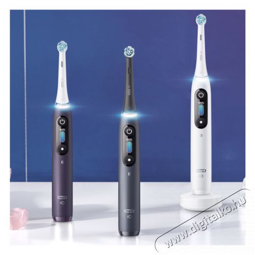 BRAUN Oral-B iO8 elektromos fogkefe - fehér alabaster  Szépségápolás / Egészség - Száj / fog ápolás - Elektromos fogkefe - 372259