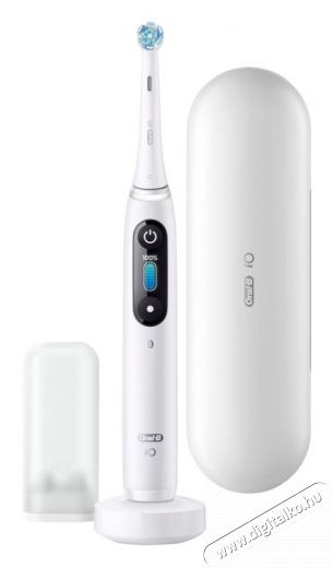 BRAUN Oral-B iO8 elektromos fogkefe - fehér alabaster  Szépségápolás / Egészség - Száj / fog ápolás - Elektromos fogkefe - 372259