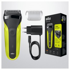 BRAUN 3 300s elektromos borotva - fekete/sárga Szépségápolás / Egészség - Szőrtelenítő / borotva - Férfi borotva - 364201