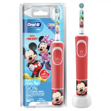 BRAUN Oral-B D100 Vitality Mickey gyerek elektromos fogkefe - piros Szépségápolás / Egészség - Száj / fog ápolás - Elektromos fogkefe - 379751