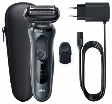 BRAUN 61-N1000S Szürke akkumulátoros férfi borotva Szépségápolás / Egészség - Szőrtelenítő / borotva - Férfi borotva - 398666