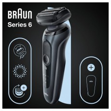 BRAUN 61-N1000S Szürke akkumulátoros férfi borotva Szépségápolás / Egészség - Szőrtelenítő / borotva - Férfi borotva - 398666