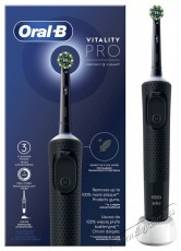 BRAUN Oral-B D103 elektromos fogkefe Vitality Black Szépségápolás / Egészség - Száj / fog ápolás - Elektromos fogkefe - 399686