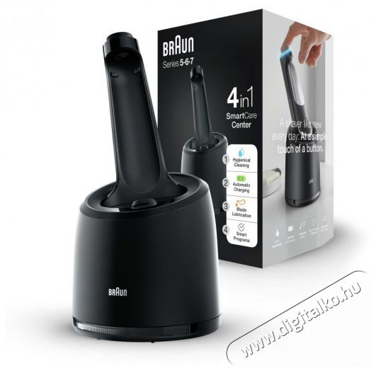 BRAUN Clean- and Charge Tisztító- és töltőegység Series 5-6-7 Flex készülékekhez Szépségápolás / Egészség - Hajápolás - Haj / szakáll vágó, nyíró - 399347