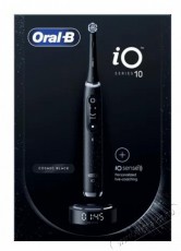 BRAUN Oral-B iO10 elektromos fogkefe Cosmic Black Szépségápolás / Egészség - Száj / fog ápolás - Elektromos fogkefe - 399910