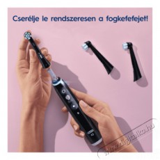 BRAUN Oral-B iO fogkefefej Gentle Care Black 4db Szépségápolás / Egészség - Száj / fog ápolás - Elektromos fogkefe - 399694