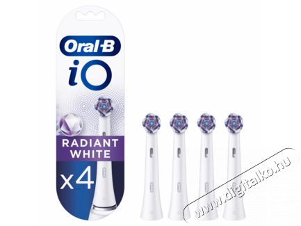 BRAUN Oral-B iO fogkefefej Radiant White 4 db Szépségápolás / Egészség - Száj / fog ápolás - Elektromos fogkefe - 399695