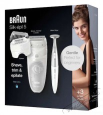 BRAUN SES5-805 EPILÁTOR Szépségápolás / Egészség - Szőrtelenítő / borotva - Női szőrtelenítő - 399684