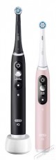 BRAUN Oral-B iO6 elektromos fogkefe DuoPack White + Pink Szépségápolás / Egészség - Száj / fog ápolás - Elektromos fogkefe - 399342