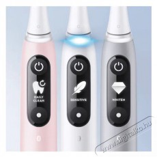 BRAUN Oral-B iO6 elektromos fogkefe DuoPack White + Pink Szépségápolás / Egészség - Száj / fog ápolás - Elektromos fogkefe - 399342