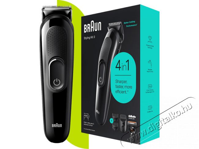 BRAUN SK3300 multifunkciós testszőrzet ápoló Szépségápolás / Egészség - Hajápolás - Haj / szakáll vágó, nyíró - 399369