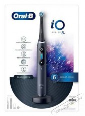 BRAUN Oral-B iO8 elektromos fogkefe - fekete Szépségápolás / Egészség - Száj / fog ápolás - Elektromos fogkefe - 399372