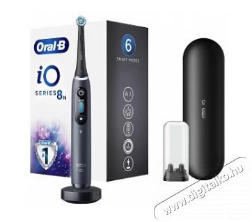BRAUN Oral-B iO8 elektromos fogkefe - fekete Szépségápolás / Egészség - Száj / fog ápolás - Elektromos fogkefe - 399372