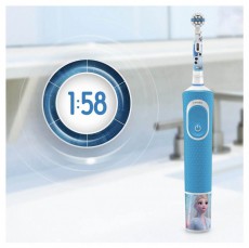 BRAUN Oral-B D100 Vitality Frozen II gyerek elektromos fogkefe + útitok Szépségápolás / Egészség - Száj / fog ápolás - Elektromos fogkefe - 379750
