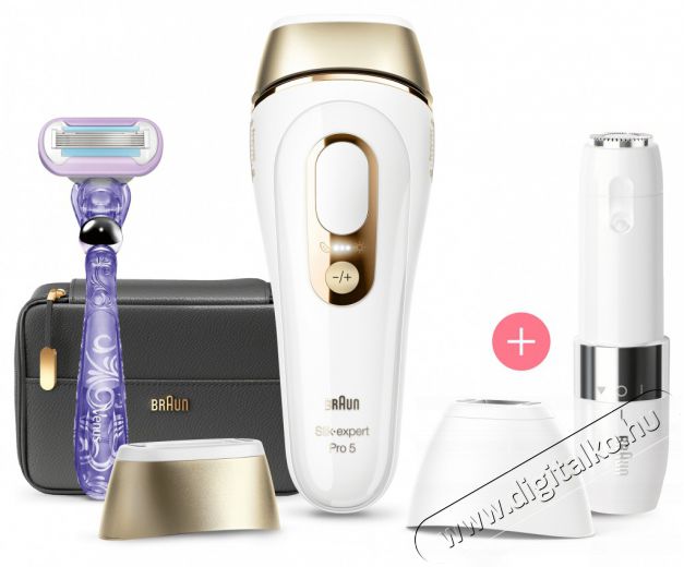 BRAUN Silk-expert IPL PL5149 fehér-arany villanófényes szőrtelenítő Szépségápolás / Egészség - Szőrtelenítő / borotva - Tartós szőrtelenítő - 434751