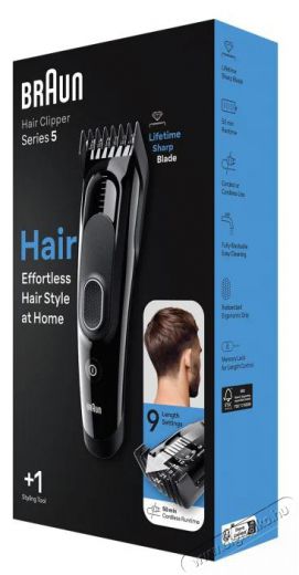 BRAUN HC5310 HAJVÁGÓ Szépségápolás / Egészség - Hajápolás - Haj / szakáll vágó, nyíró - 494274