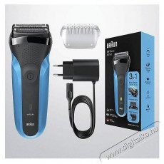BRAUN 310BT WD borotva - kék és fekete Szépségápolás / Egészség - Szőrtelenítő / borotva - Férfi borotva - 361659