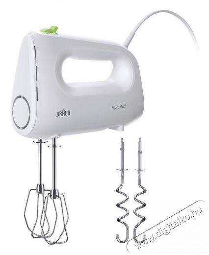 BRAUN HM1110WH kézi mixer, fehér Konyhai termékek - Konyhai kisgép (előkészítés / feldolgozás) - Kézi mixer - 500914