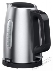 BRAUN WK1500BK vízforraló, rozsdamentes acél, fekete Konyhai termékek - Vízforraló / teafőző - 500915