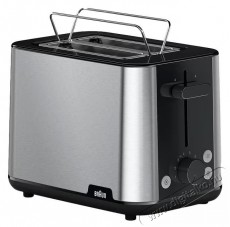 BRAUN HT1510BK kenyérpirító, fekete Konyhai termékek - Konyhai kisgép (sütés / főzés / hűtés / ételkészítés) - Kenyérpirító - 500909