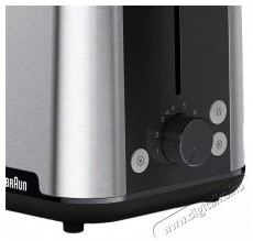 BRAUN HT1510BK kenyérpirító, fekete Konyhai termékek - Konyhai kisgép (sütés / főzés / hűtés / ételkészítés) - Kenyérpirító - 500909