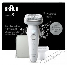 BRAUN Silk-&eacute;pil 9 9-041 Wet & Dry epil&aacute;tor Sz&eacute;ps&eacute;g&aacute;pol&aacute;s / Eg&eacute;szs&eacute;g - Szőrtelen&iacute;tő / borotva - Női szőrtelen&iacute;tő - 500881