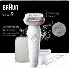BRAUN Silk-épil 9 9-030 Epilátor fehér/rózsaszín Szépségápolás / Egészség - Szőrtelenítő / borotva - Női szőrtelenítő - 500993