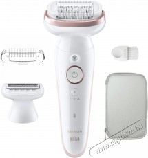 BRAUN Silk-épil 9 9-030 Epilátor fehér/rózsaszín Szépségápolás / Egészség - Szőrtelenítő / borotva - Női szőrtelenítő - 500993
