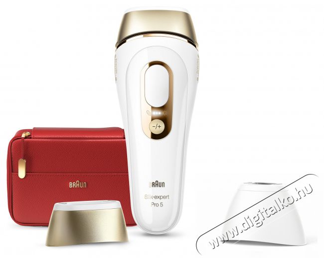 BRAUN Silk-expert PRO 5 PL5160 IPL epil&aacute;tor Sz&eacute;ps&eacute;g&aacute;pol&aacute;s / Eg&eacute;szs&eacute;g - Szőrtelen&iacute;tő / borotva - Női szőrtelen&iacute;tő - 500877