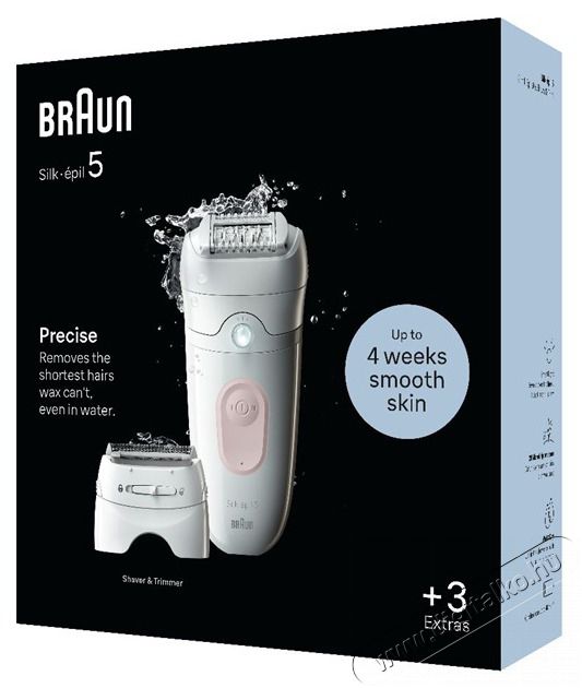 BRAUN SE5-030 epil&aacute;tor Sz&eacute;ps&eacute;g&aacute;pol&aacute;s / Eg&eacute;szs&eacute;g - Szőrtelen&iacute;tő / borotva - Női szőrtelen&iacute;tő - 501818