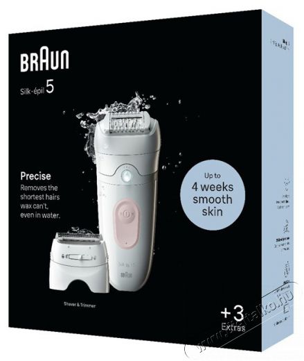 BRAUN SE5-030 epil&aacute;tor Sz&eacute;ps&eacute;g&aacute;pol&aacute;s / Eg&eacute;szs&eacute;g - Szőrtelen&iacute;tő / borotva - Női szőrtelen&iacute;tő - 501818