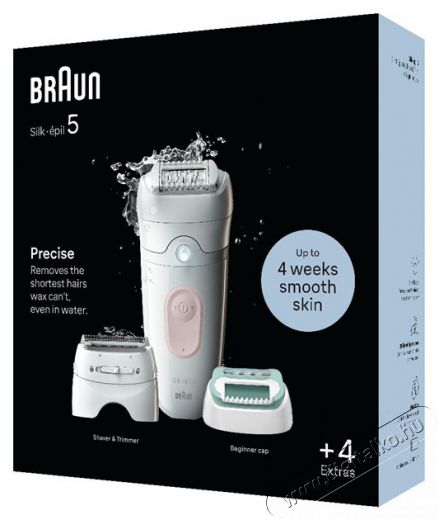 BRAUN SE5-050 epil&aacute;tor Sz&eacute;ps&eacute;g&aacute;pol&aacute;s / Eg&eacute;szs&eacute;g - Szőrtelen&iacute;tő / borotva - Női szőrtelen&iacute;tő - 501817
